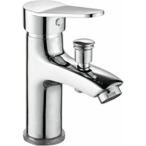 Robinet de douche monotrou, en alliage, pour eau chaude et eau froide. (1/3)