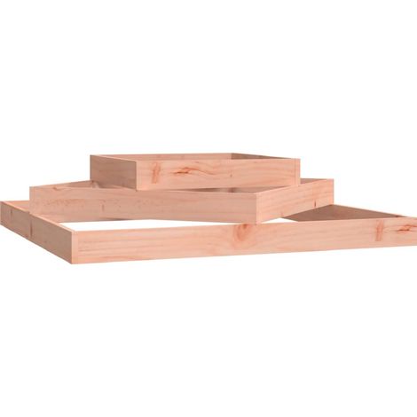 Jardinière, Pot de Fleurs d'extérieur, 112x112x27 cm Bois de douglas massif OIB6371E (1/5)