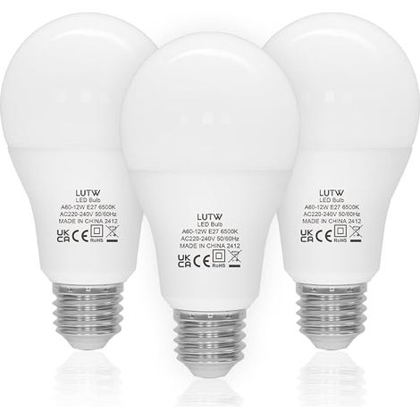 Ampoule LED E27 12W 1200lm Blanc Froid 6500K (1/4)