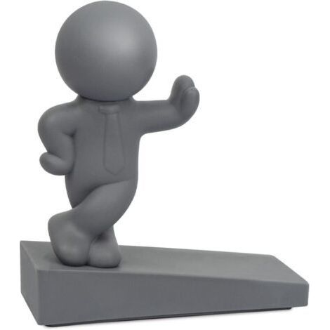 Cute, aesthetic and sturdy door stoppers, well designed to effectively hold doors open, 1 piece per pack, gray. (1/5)