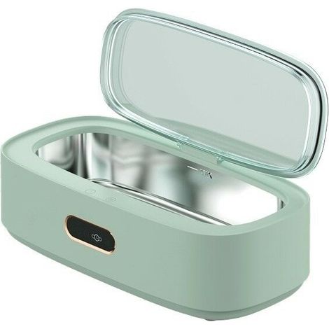 Nettoyeur de bijoux à ultrasons, nettoyeur de lunettes, nettoyeur à ultrasons, machine de nettoyage à ultrasons professionnelle pour nettoyer tous les bijoux, lunettes, montres, bagues, argent, retenu (1/3)
