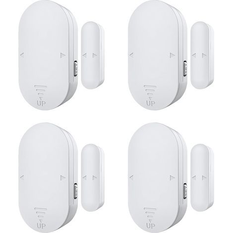 Allarme per porte e finestre, allarme antifurto magnetico da 130 dB per la sicurezza di casa e negozio - Facile da installare (4 unità) (1/5)