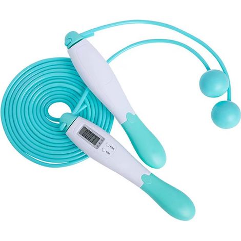 Corde à sauter électronique sans fil/filaire avec longueur réglable (1/2)