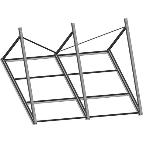 DAIKIN Pacchetto base telaio tetto piano FB V26P per montaggio di 2 collettori V26P su tetto piano, 162058