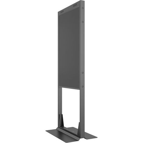 Support vitrine pour écran SAMSUNG OM55N-D - Base large (1/5)