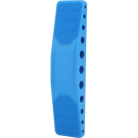 Brosse professionnelle pour chevaux, élimine la saleté, embellit le toilettage et masse les poils des chevaux (bleue). (1/5)