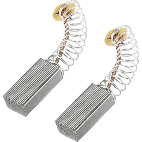 Carbone Brosses 13x6x4mm pour Électrique Moteurs Alimentation Outil Meuleuse Angulaire Table Scie Rechange Pièce Réparation, 2 Paquet (1/5)