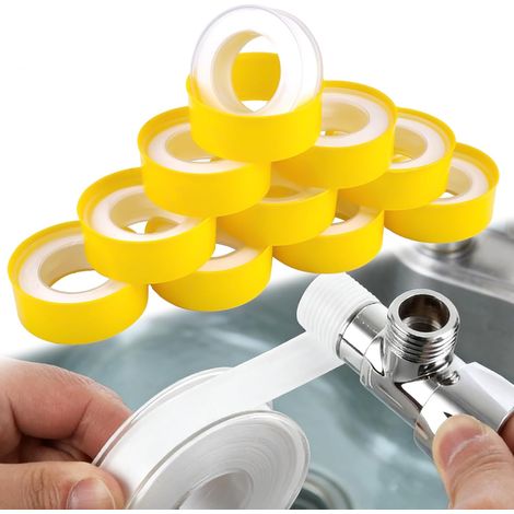 Lot de 10 Rouleaux de Ruban D'étanchéité 14mm x 12m Ruban de PTFE (1/5)