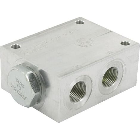 Flow divider 3/8"x3/8" 10-20 l/min FLUIDPRESS FPFDS10CB38I38 (1/5)
