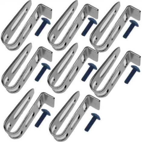 Boucle De Ceinture - Pour Outils Électriques - Compatible Avec Modèles 350 343H 451 452 453 BTD140 BTL061 BTW251 - Métal - Argent - 12 Pièces (1/5)
