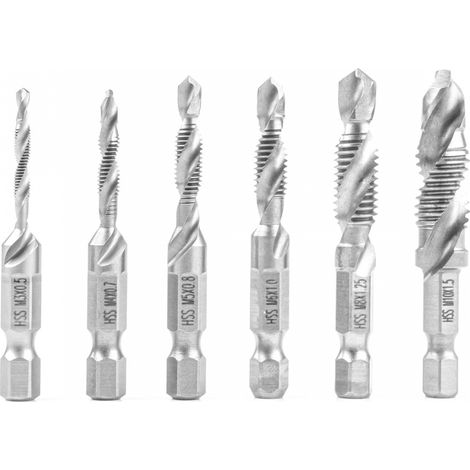 Juego de brocas para roscar amio-03272 (1/4)