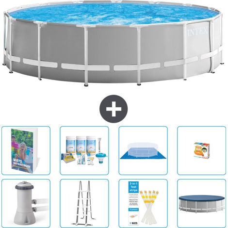 Intex Piscine Prism Frame Ronde - 457x122 cm - 9-pièces S548