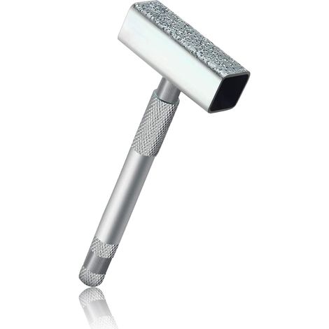 Für Schleifscheibenabrichter, T-Form-Radabrichter, Schleifscheiben-Abrichtwerkzeuge, Tischschleifer, Diamant-Abrichtscheibe zum Abrichten, Schleifen und Entgraten, (Silber)