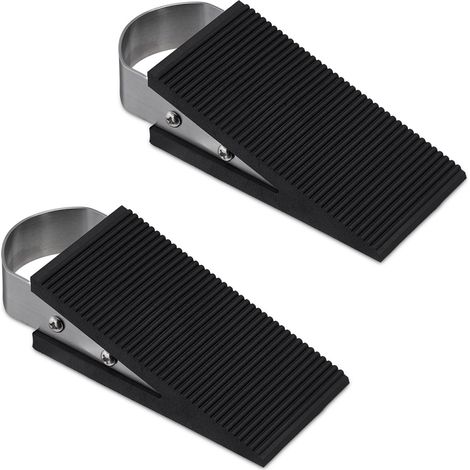 2 cuñas de goma para tope de puerta