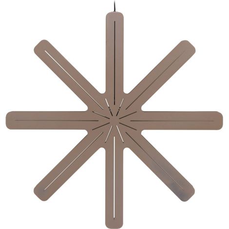 Lampe Suspension Déco "Safsen" 80cm Marron (1/5)