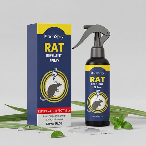 Nagetierabwehrspray, geeignet für verschiedene Innen- und Außenbereiche wie Garagen, Keller, Wohnhäuser usw. Praktische 120-ml-Flasche. -- BIEMMEDUE (1/5)