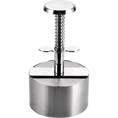 Presse à viande hachée en acier inoxydable pour hamburgers, pour des galettes parfaites et faciles à préparer (s) (1/5)