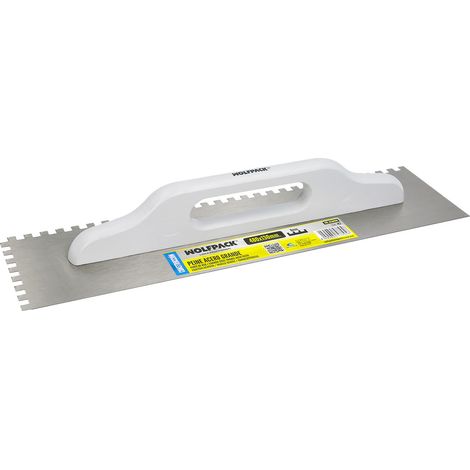 Grand peigne en acier 480x130 mm. Dents de 8 mm.
