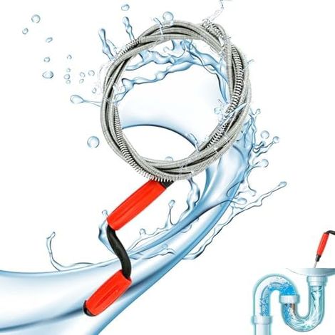 Deboucheur Canalisation avec Manivelle,Furet Professionne Spirale Pour Les Evier Travaux Manuels -