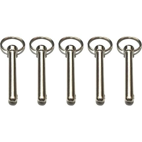 Goupille de verrouillage à dégagement rapide 8mm – Acier inoxydable – Longueur 72mm – Résistante à l'eau salée – Lot de 5 pièces (1/5)