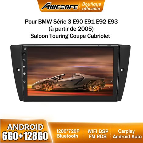 AWESAFE Autoradio Android 13 pour BMW Series 3 E90 E91 E92 E93 (6Go+128Go) 9'' écran Tactile Carplay GPS Bluetooth Android Auto (1/5)