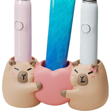 Porte Brosse À Dents Électrique pour Salle De Bain Mignon Support pour (1/5)