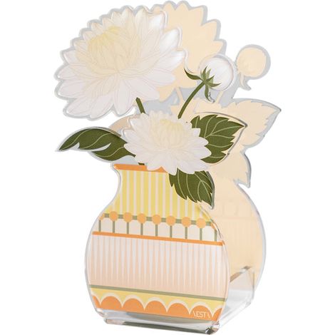 MINI PROFUMATORE DALIA IN CRISTALLO ACRILICO DECORATO CELESTE FRAGRANZA BY CHIARA FIRENZE ANIMA 50ML