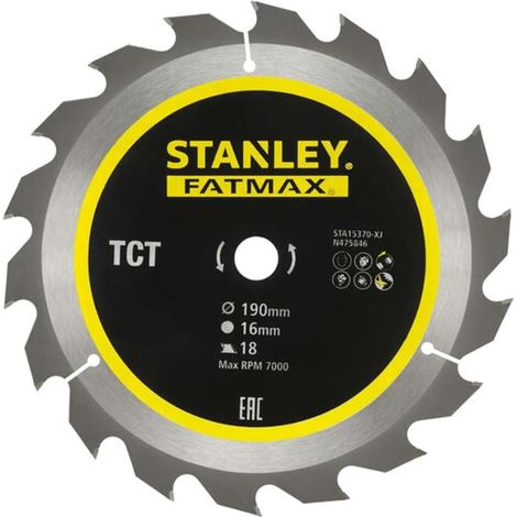 Stanley FATMAX STA15370 lame de scie circulaire métal 190 mm (1/5)
