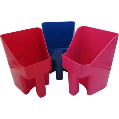 Horse Food Scoop 1.5L (Feed Equestrian Pet Stable Animal Red Pink Or Blue) (1/5)