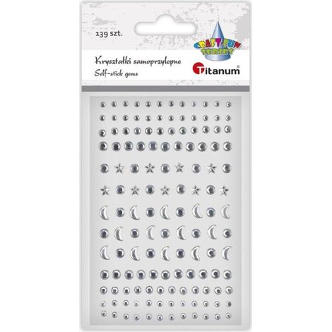 Cristalli autoadesivi 139 pezzi