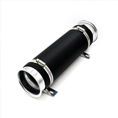 Tuyau D'admission d'air Froid Universel pour Voiture, Diamètre Intérieur de 3 pouces/76mm, Système D'admission de Conduit Flexible Universel, Tuyau D'échappement (1/5)