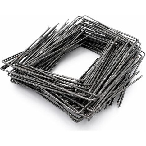 Agrafes pour toile de paillage Lot de 100 pièces Acier