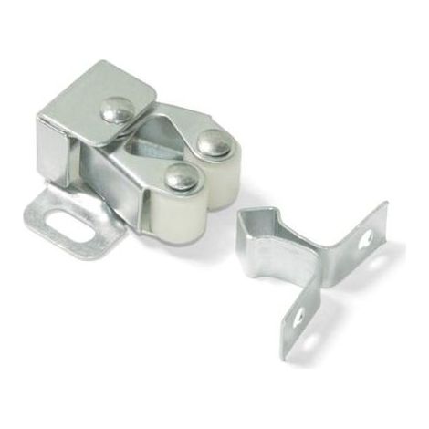 Lot de 10 loqueteaux silencieux pour meuble – Acier et plastique – Finition zinc résistante à la corrosion – Accessoire de sécurité (1/3)