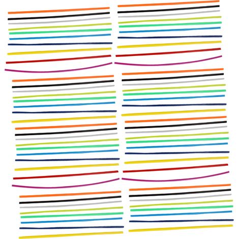 Protectores para estantes - Colores surtidos al azar - 72 piezas