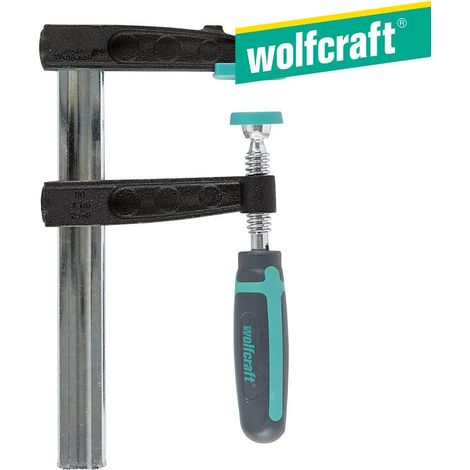 Morsetto Wolfcraft SZ 80 150 grigio acciaio robusto