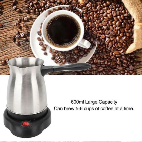 Elektrische türkische Kaffeemaschine mit 600 ml/20 oz Kaffeekanne, multifunktionale Espressomaschine, Teemaschine