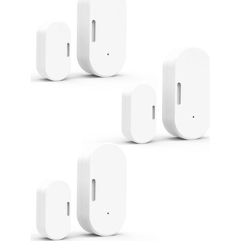 Sensore intelligente per porte e finestre, richiede gateway ZigBee Tuya, rilevatore di luce wireless per casa e sistema di allarme, compatibile con Smart Life/MOES/Tuya, 3 pezzi