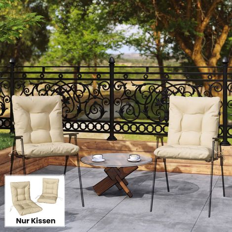 Coussin siège extérieur dossier sangles Rembourrage hydrofuge l’intérieur l’extérieur - Couleur: Beige