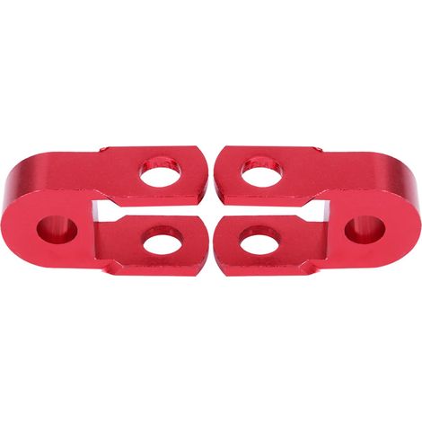 2 pièces Rehausseur Universel Amortisseur Arrière Moto Extension Hauteur sans Vis (1/5)