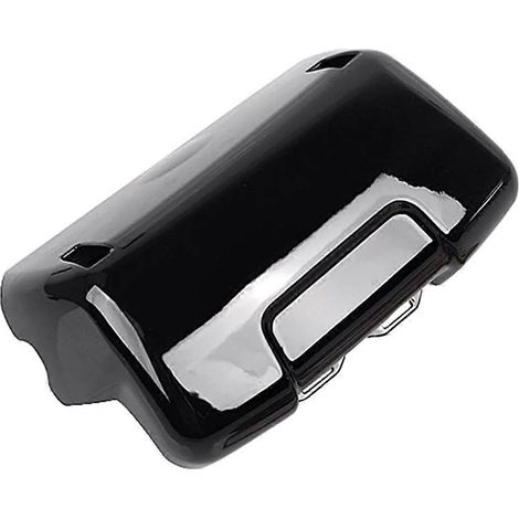 Cache-pompe à eau noir brillant compatible avec TRI GLIDE ULTRA FLHTCUTG 2017-2023 (1/5)