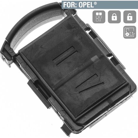 Boitier Plip sans lame 2 Boutons pour Opel Agila, Corsa, Meriva, Tigra (1/2)
