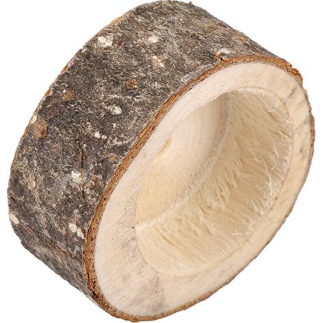 Bougeoir en bois, support, bougeoir, pot de fleurs décoratif (court) (1/5)
