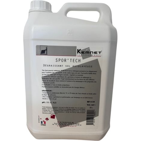 KEMNET - Nettoyant et dégraissant sol sportif- Sport'tech - 5L (1/5)
