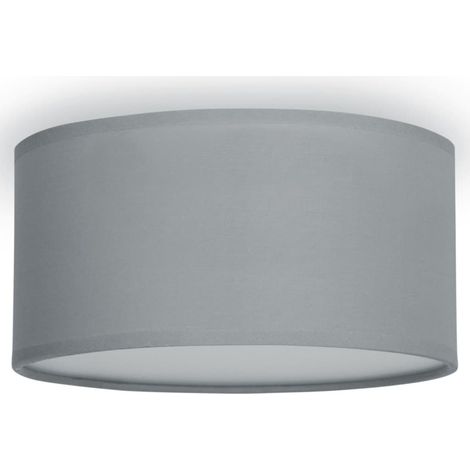 Deckenlampe CEILING DREAM, Stoff Grau / Abdeckung satiniert, Ø 20cm (1/5)