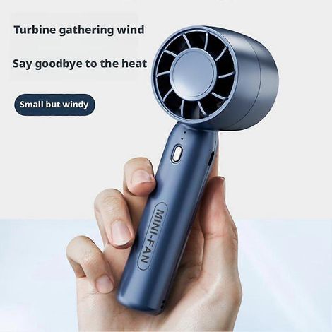 Ventilateur turbo portable haute vitesse, pliable, vitesse réglable, mini ventilateur turbo portatif-AquaForge (1/5)