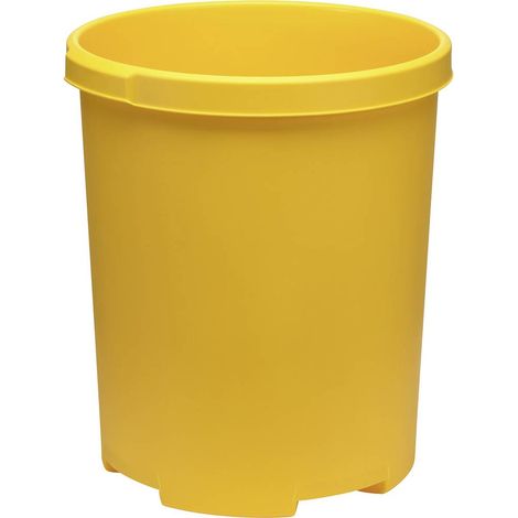 Corbeille à papier HAN KLASSIK XXL 1836-15 50 l (Ø x H) 430 mm x 490 mm polypropylène jaune 1 pc(s) W676352 (1/2)