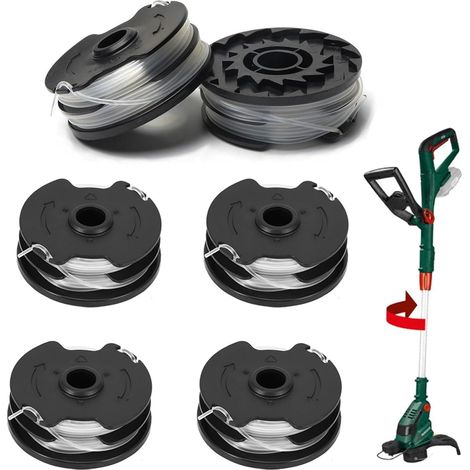 Lot de 6 Bobine Fil Nylon Diamètre 1,6 mm Longueur 8,3 m Pour Débroussailleuse Parkside Jardin