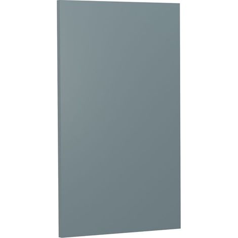 1 façade de meuble de cuisine, bleu-gris, 36,4 x 59 cm, pour meuble d’angle mural, revêtement mélaminé, épaisseur 1,8 cm (1/5)