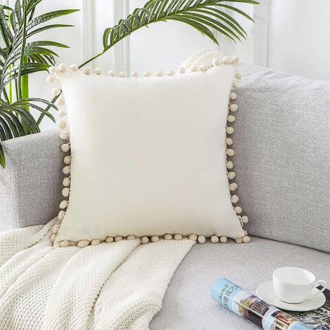 Housse de protection extérieure, jeté de lit, coussin décoratif, housse souple multicolore (1/4)
