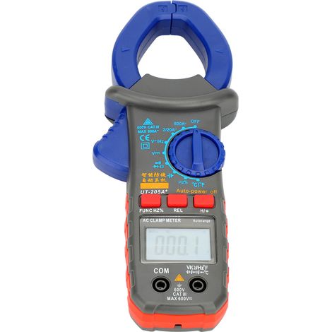 Pince multimètre numérique AC/DC 600V 10A testeur électrique intelligent haute précision multifonction pour réparation auto (1/5)